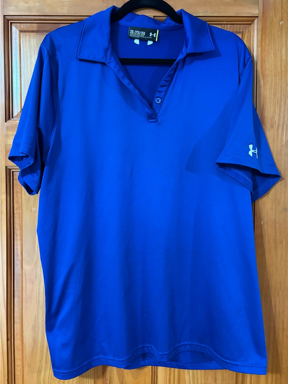 Under Armour Women's UA Short Sleeve Golf Polo bright royal blue 2X